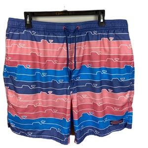 Vineyard Vines Men’s XL Elastic Whale Pattern Swimsuit